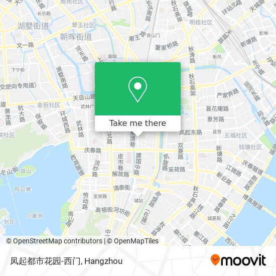 凤起都市花园-西门 map