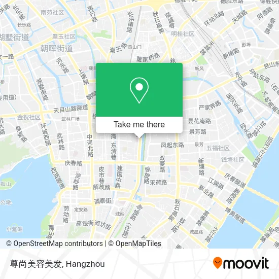 尊尚美容美发 map