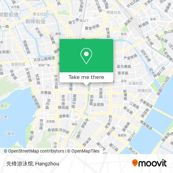 先锋游泳馆 map