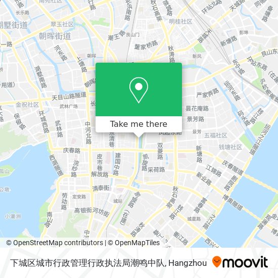 下城区城市行政管理行政执法局潮鸣中队 map