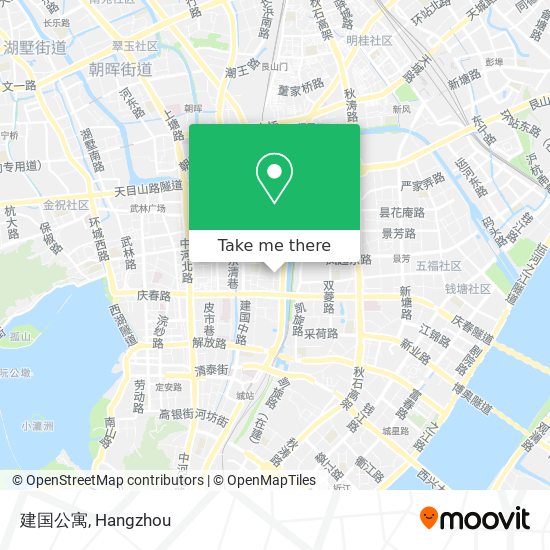 建国公寓 map