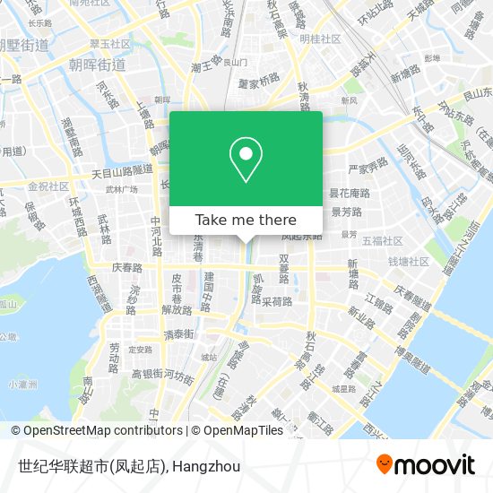 世纪华联超市(凤起店) map