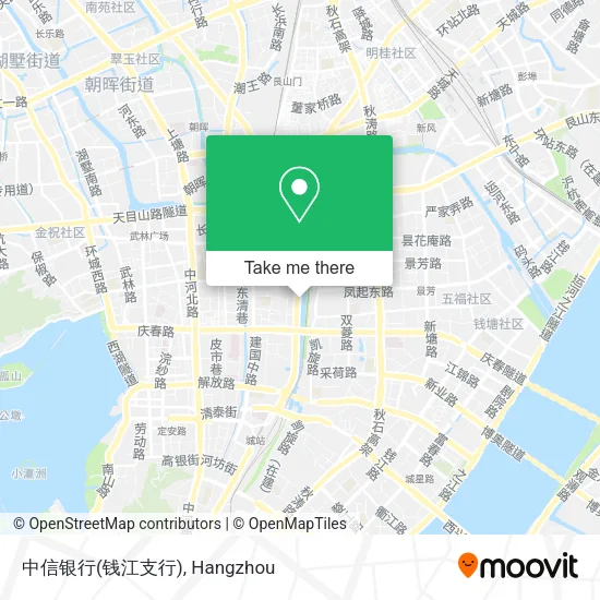 中信银行(钱江支行) map