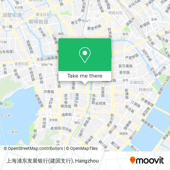 上海浦东发展银行(建国支行) map