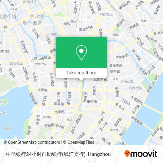 中信银行24小时自助银行(钱江支行) map