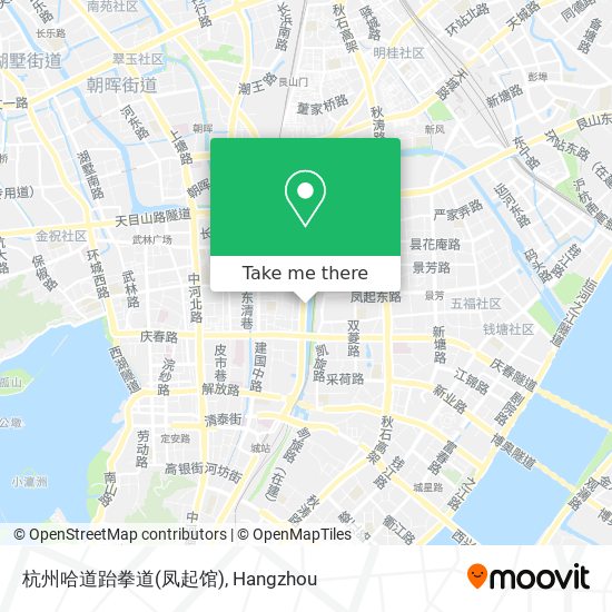 杭州哈道跆拳道(凤起馆) map