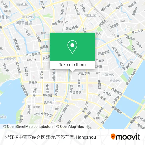 浙江省中西医结合医院-地下停车库 map