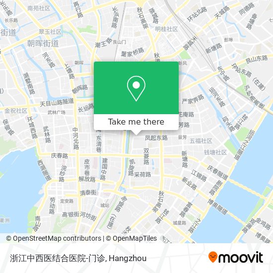 浙江中西医结合医院-门诊 map
