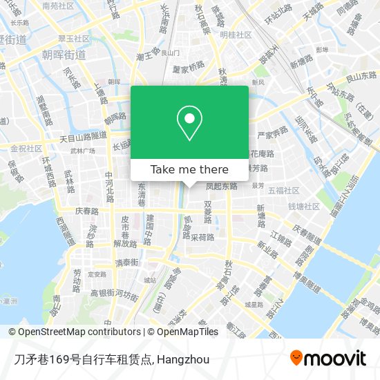 刀矛巷169号自行车租赁点 map
