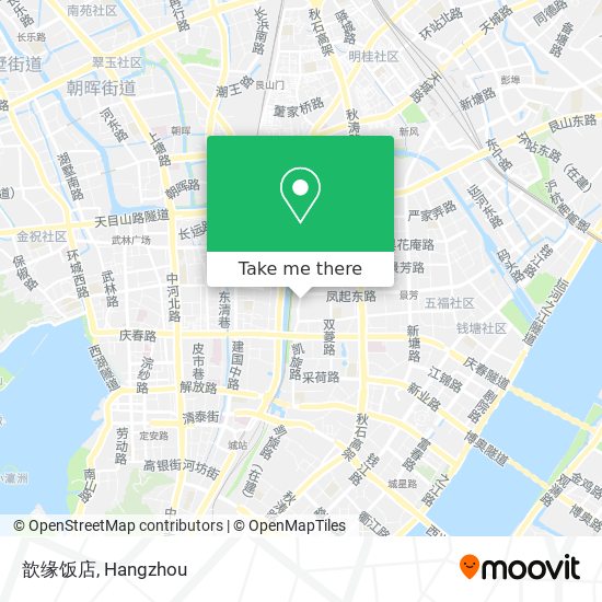歆缘饭店 map