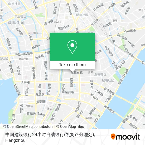 中国建设银行24小时自助银行(凯旋路分理处) map