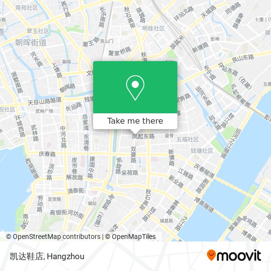 凯达鞋店 map