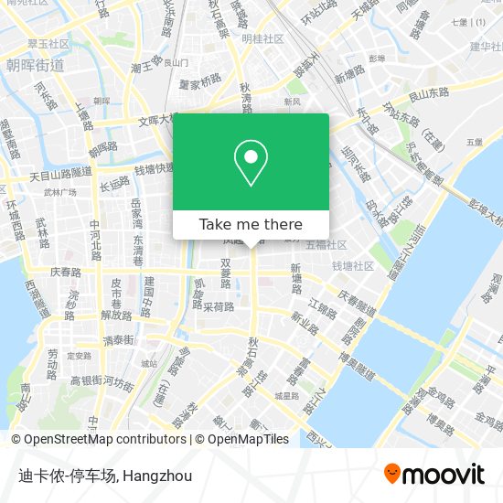 迪卡侬-停车场 map
