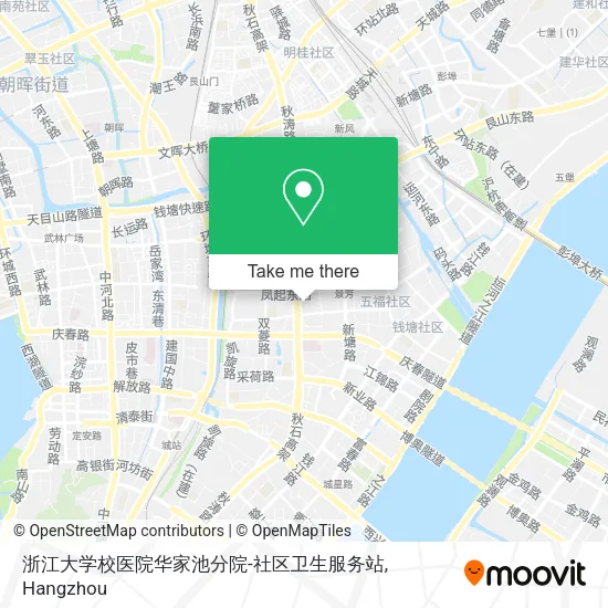 浙江大学校医院华家池分院-社区卫生服务站 map