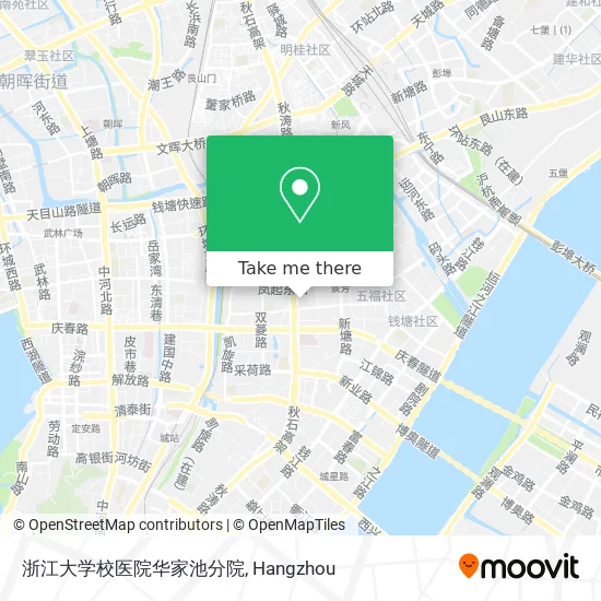 浙江大学校医院华家池分院 map