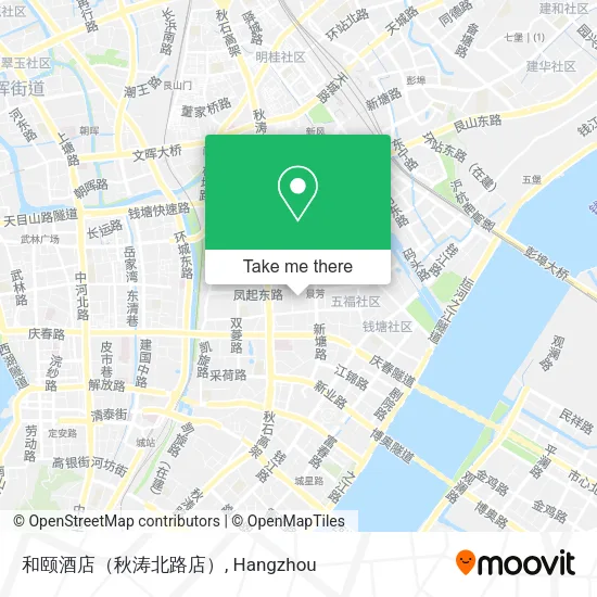 和颐酒店（秋涛北路店） map
