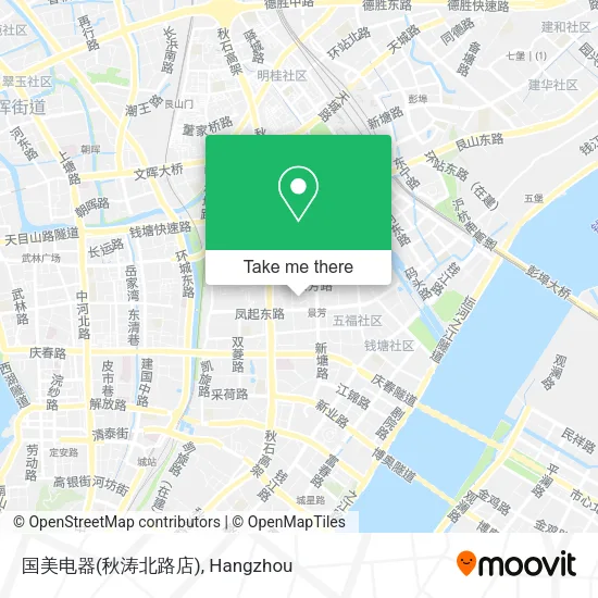 国美电器(秋涛北路店) map