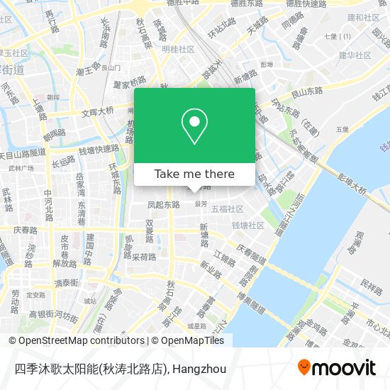 四季沐歌太阳能(秋涛北路店) map
