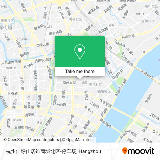 杭州佳好佳居饰商城北区-停车场 map