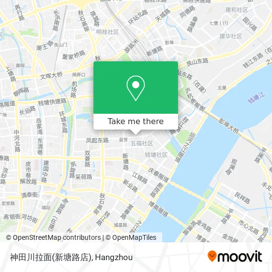 神田川拉面(新塘路店) map