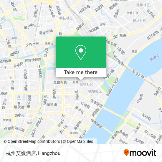 杭州艾嫚酒店 map