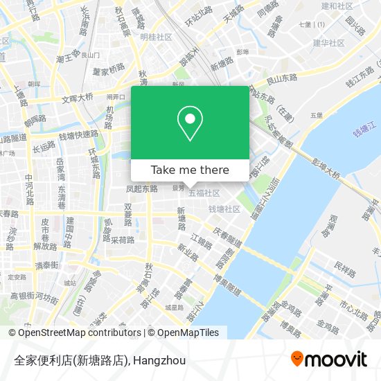 全家便利店(新塘路店) map