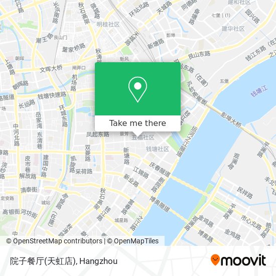 院子餐厅(天虹店) map