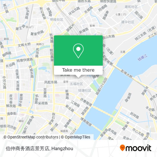 伯仲商务酒店景芳店 map