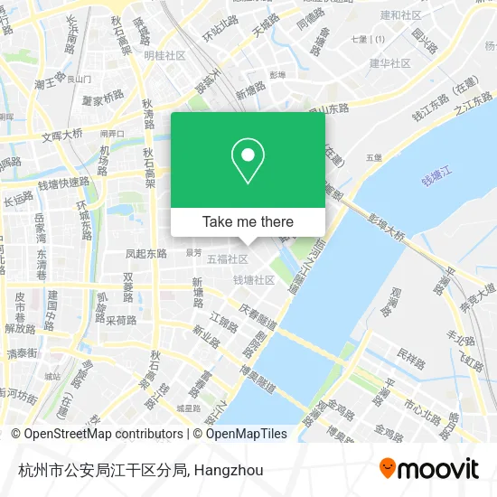 杭州市公安局江干区分局 map