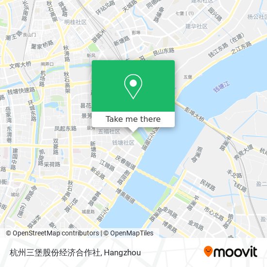 杭州三堡股份经济合作社 map