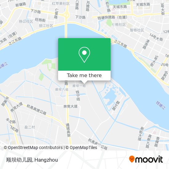 顺坝幼儿园 map