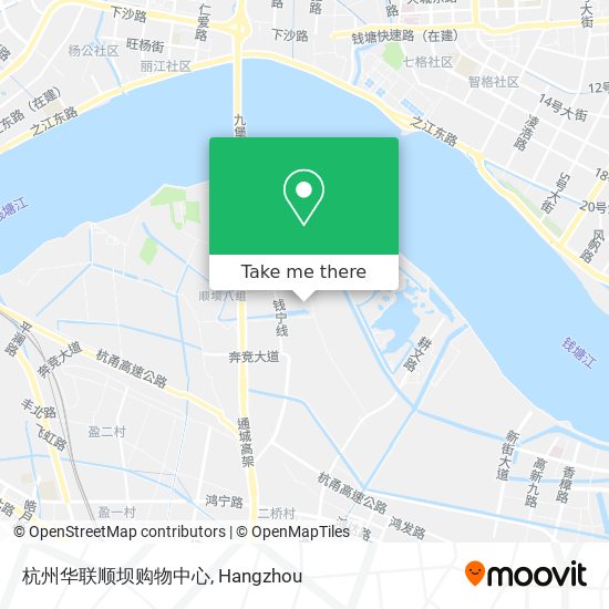 杭州华联顺坝购物中心 map