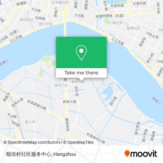 顺坝村社区服务中心 map