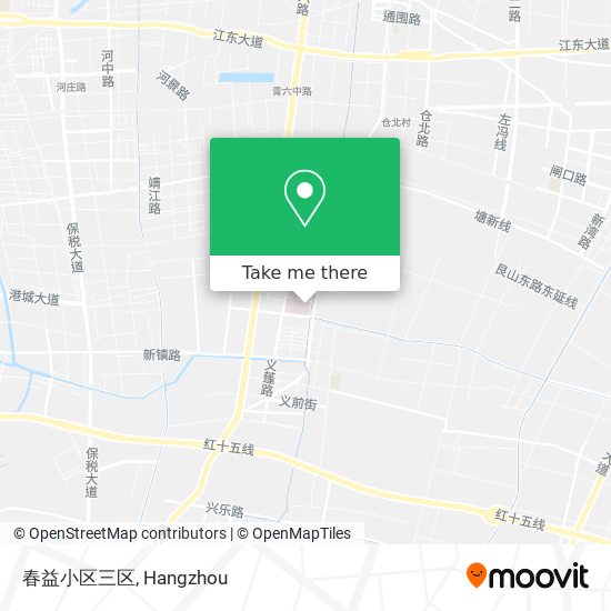春益小区三区 map