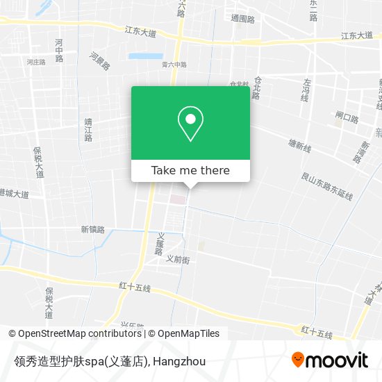 领秀造型护肤spa(义蓬店) map