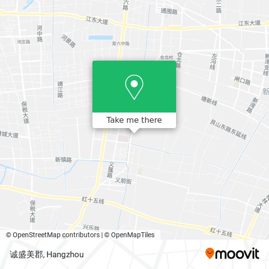 诚盛美郡 map