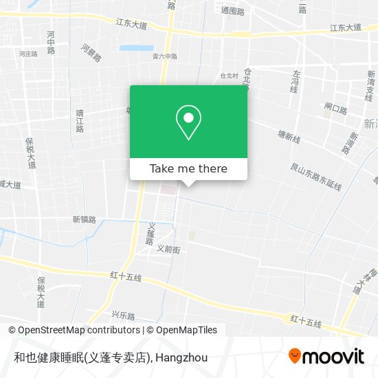和也健康睡眠(义蓬专卖店) map