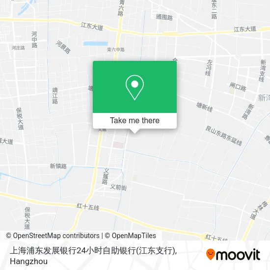 上海浦东发展银行24小时自助银行(江东支行) map