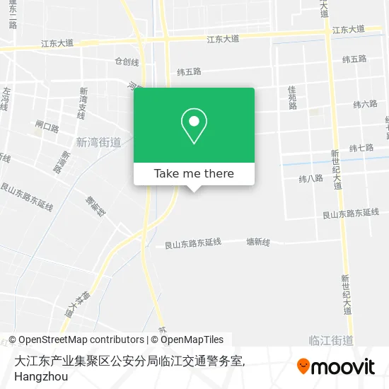 大江东产业集聚区公安分局临江交通警务室 map