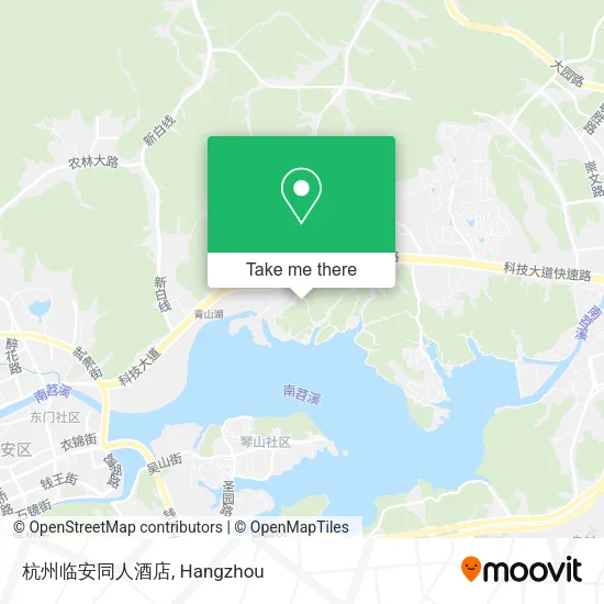 杭州临安同人酒店 map