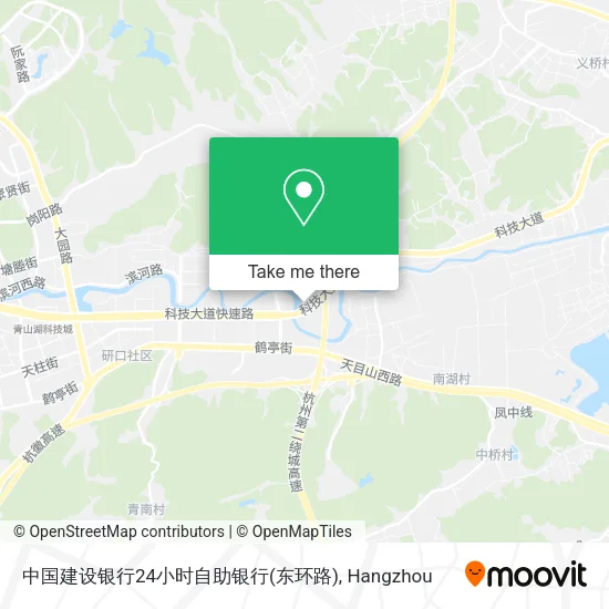 中国建设银行24小时自助银行(东环路) map
