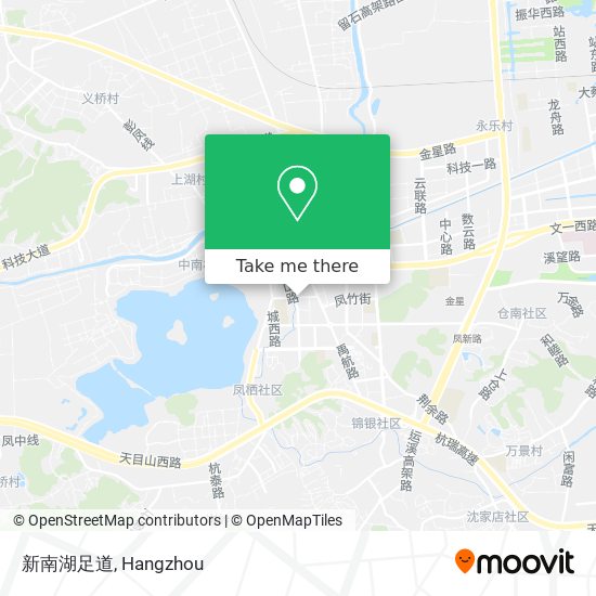 新南湖足道 map