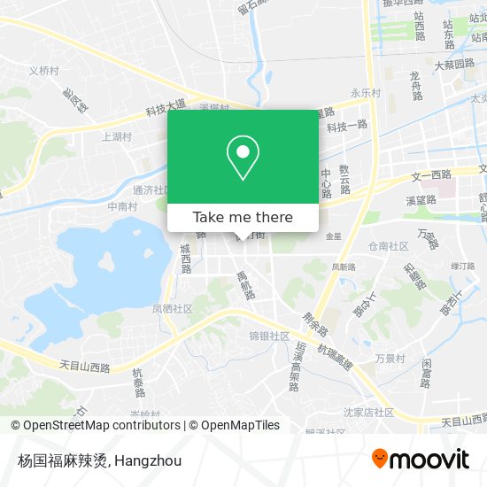 杨国福麻辣烫 map