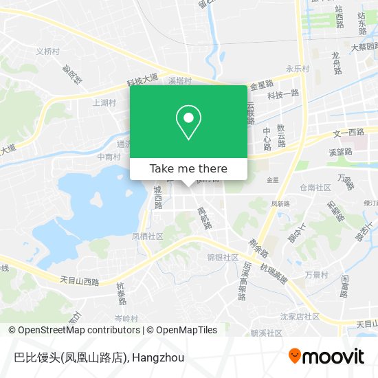 巴比馒头(凤凰山路店) map