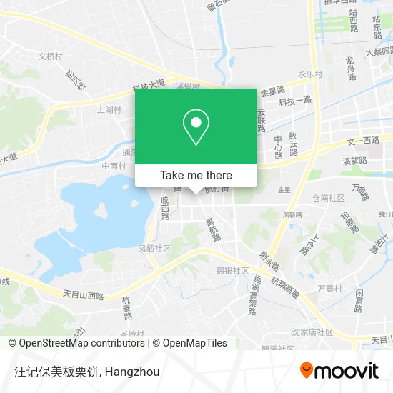 汪记保美板栗饼 map
