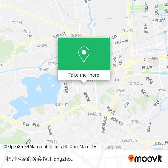 杭州唯家商务宾馆 map