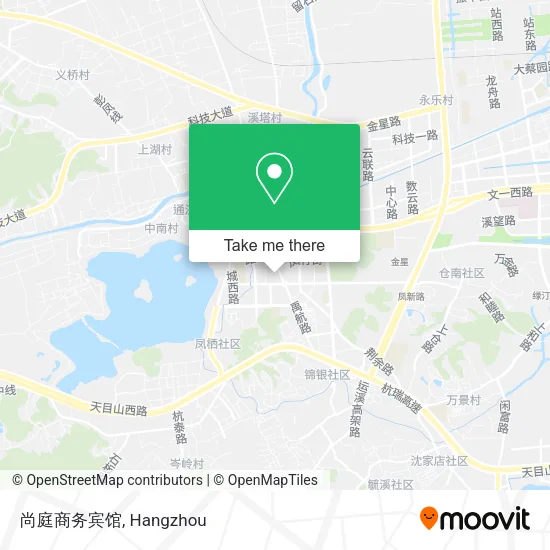 尚庭商务宾馆 map