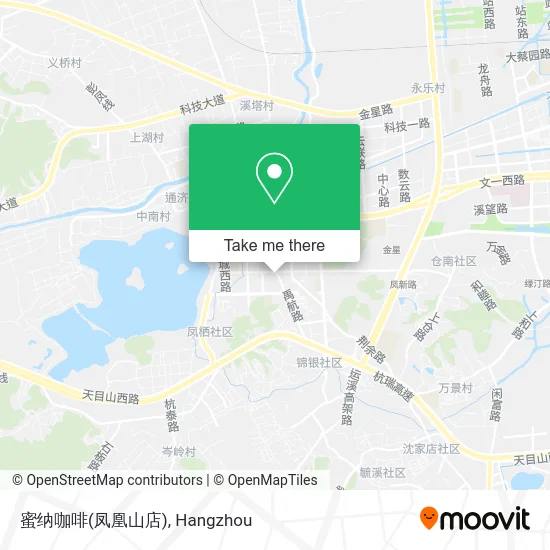 蜜纳咖啡(凤凰山店) map