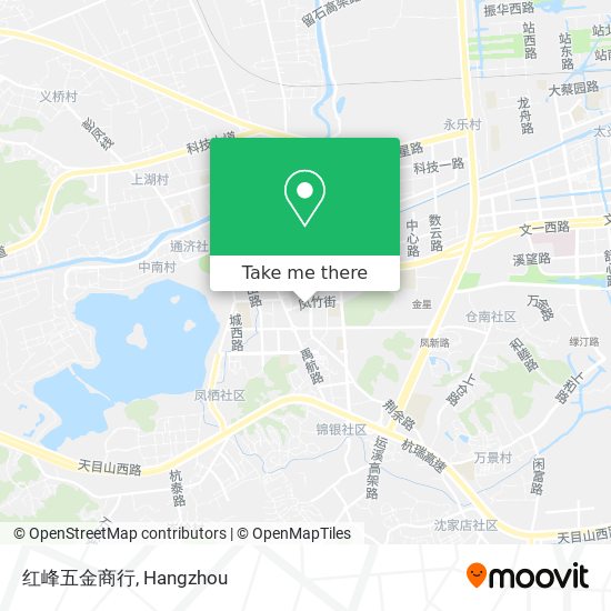 红峰五金商行 map