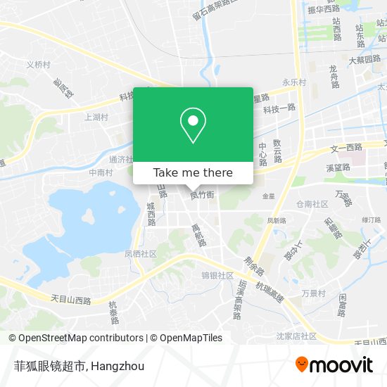 菲狐眼镜超市 map